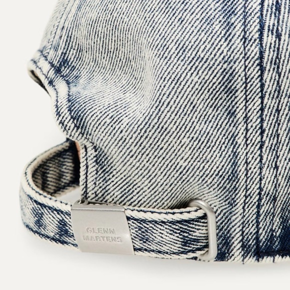 NWT Glenn Martens x H&M Motif-Detail Denim Cap main image 4